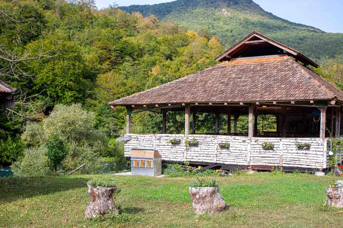 Rafting kamp Kanjon Tara - ambijent kampa i priroda 1